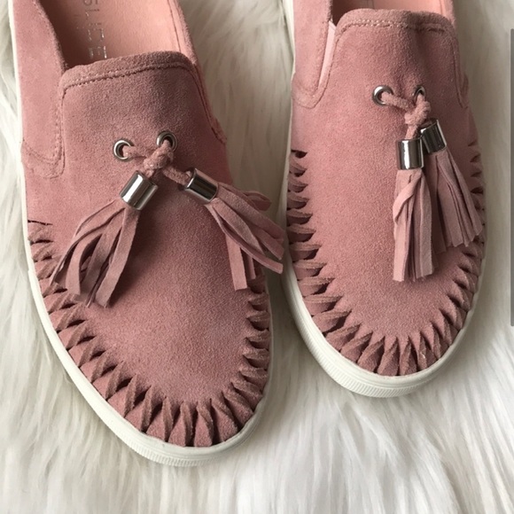 J Slides Suede Tassel Andie Slip On Sneakers - Picture 3 of 5